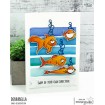 ODDBALL FISH SET (includes 6 rubber stamps)